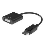 ACT 0,15 meter DisplayPort male naar DVI female adapter AC7510