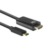 ACT USB C naar HDMI kabel – 4K@60Hz – High Speed – DP Alt mode - Geschikt voor Laptop – Monitor – TV - 2meter – AC7315