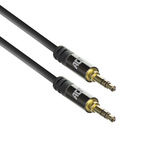 ACT Audio Kabel 3,5 mm Jack, Stereo Aux Kabel Universeel, Verguld, 1,5 meter  – AC3610