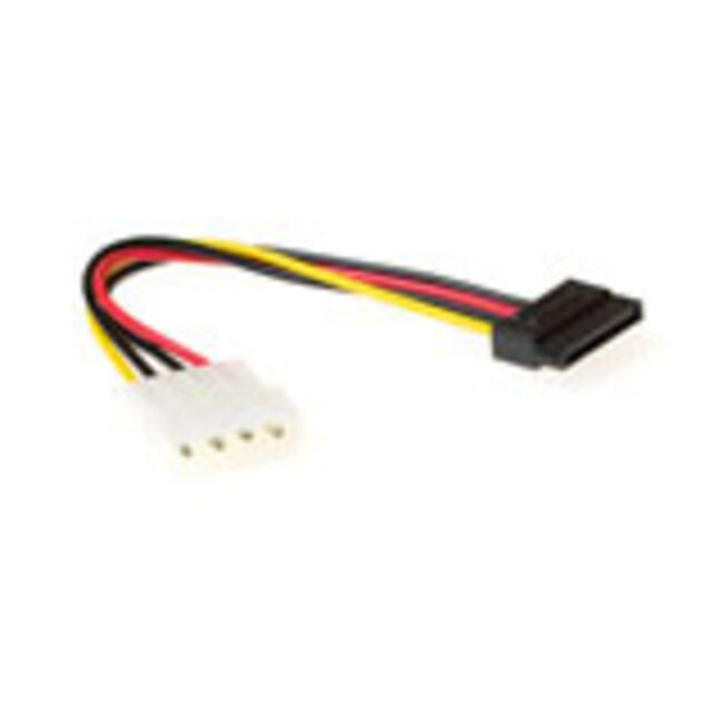 ACT Serial ATA voedingsverloop Kabel   0,15 m