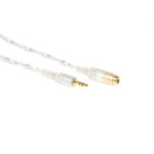 ACT 5 meter High quality audio aansluitkabel 1x 3.5mm stereo jack male - 1x 3.5mm stereo jack female