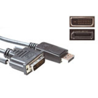 ACT ACT Verloopkabel DisplayPort male naar DVI male  3,00 m