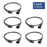 ACT AK5328 electriciteitssnoer Zwart 2 m C13 stekker C14 stekker
