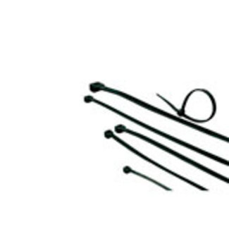 ACT ACT Tie wraps | kabelbinders zwart, lengte 385 mm, breedte 4,8 mm