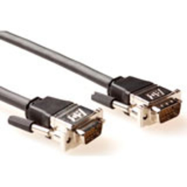 ACT 10 meter High Performance VGA kabel  male-male met metalen kappen