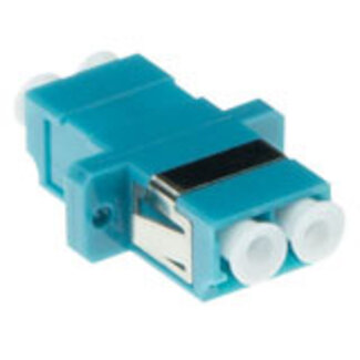 ACT ACT Fiber optic LC duplex adapter multimode OM3