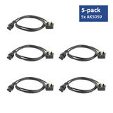 ACT AK5325 electriciteitssnoer Zwart 2 m Netstekker type G C13 stekker