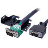 ACT D-Sub kap voor schroefbare D-Sub connectors