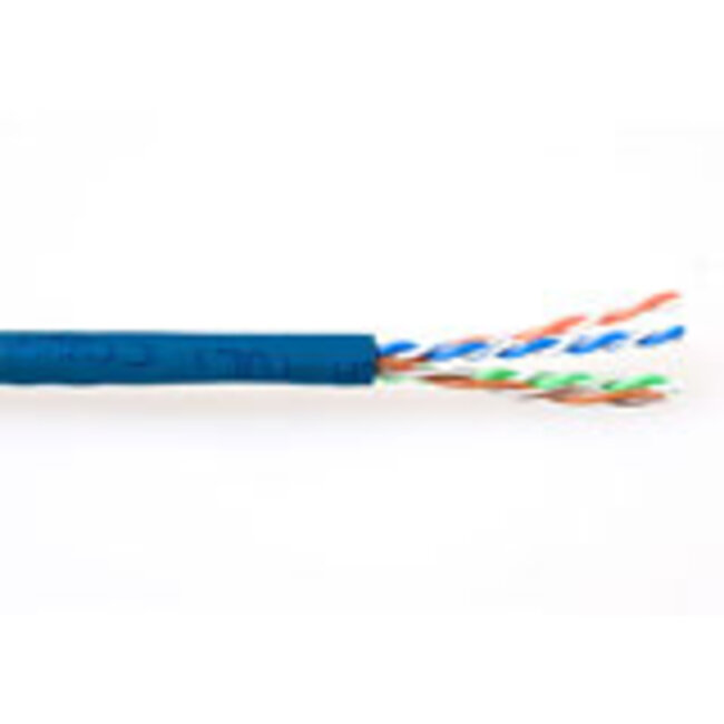 ACT CAT6 U/UTP PVC soepel patch blauw 305 m