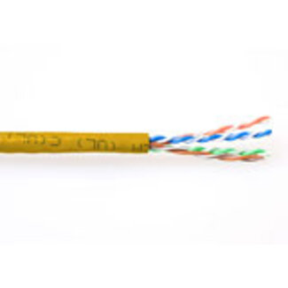 ACT ACT CAT6 U/UTP PVC soepel patch geel 305 m