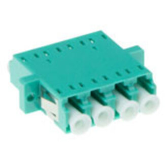 ACT ACT Fiber optic LC quad adapter OM3