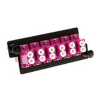 ACT ACT Adapterplaat 6xLC Duplex (12V) OM4