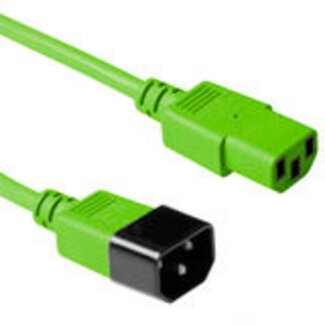 ACT ACT Netsnoer C13 - C14 groen 0,3 m