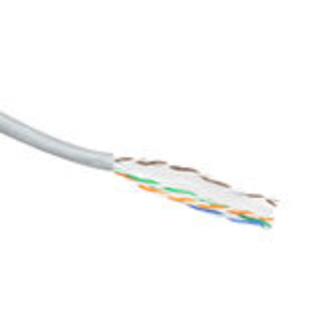 ACT CAT5E U/UTP PVC massief grijs 500 m