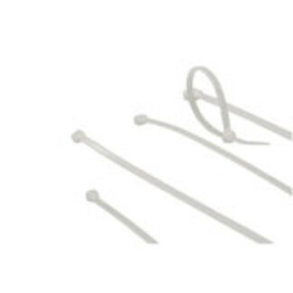 ACT ACT Tie wraps | kabelbinders transparant, lengte 150 mm, breedte 3,6 mm