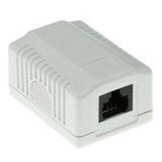 ACT ACT Modulair opbouwdoos unshielded 1-voudig CAT6
