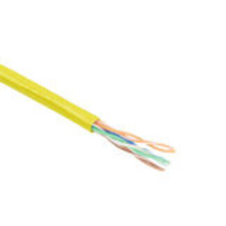 ACT ACT CAT5E U/UTP soepel patch geel 100 m