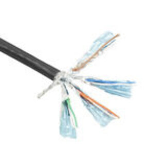 ACT ACT CAT6 S/FTP PVC soepel patch zwart 305 m