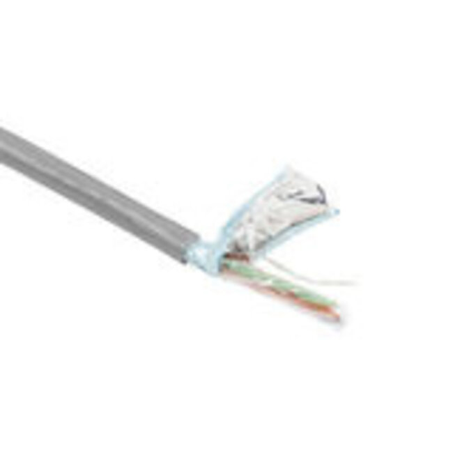 ACT CAT5E F/UTP LSZH soepel patch grijs 500 m