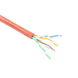 ACT ACT CAT6 U/UTP PVC soepel patch rood 100 m