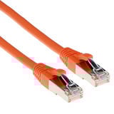 ACT Oranje 1,50 meter SFTP CAT6A patchkabel snagless met RJ45 connectoren