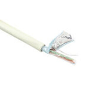 ACT ACT CAT5E F/UTP LSZH soepel patch ivoor 100 m