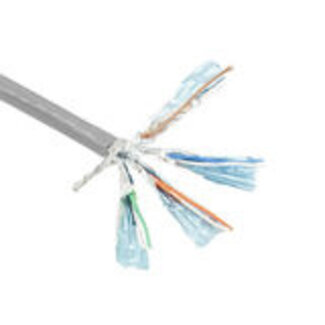 ACT ACT CAT6 S/FTP PVC soepel patch grijs 305 m