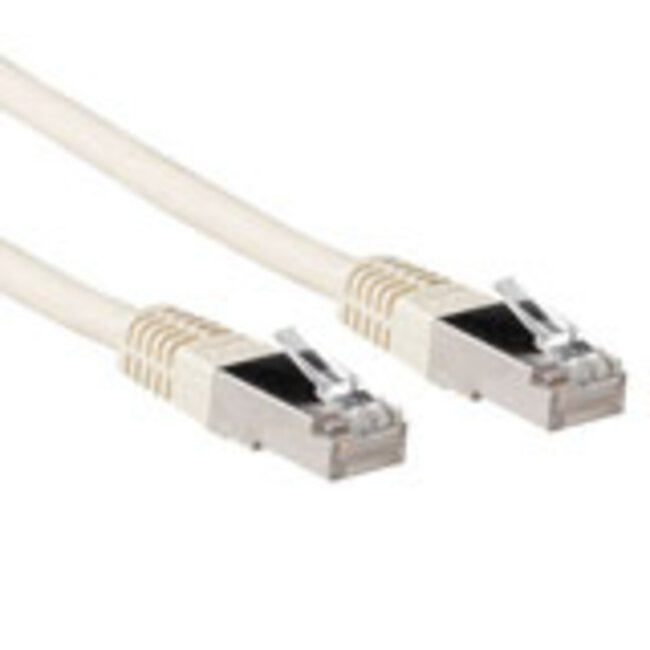 ACT Ivoor 3 meter LSZH SFTP CAT6A patchkabel met RJ45 connectoren