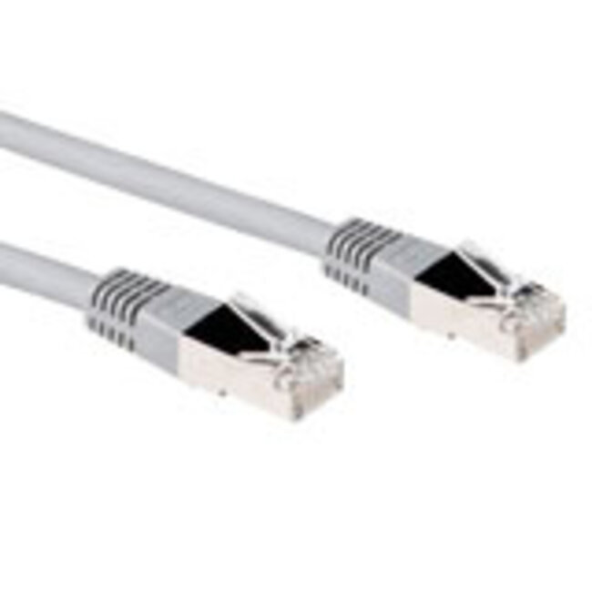 ACT Grijze 2 meter LSZH U/UTP CAT5E patchkabel met RJ45 connectoren