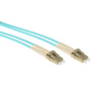ACT ACT 3 meter multimode 50/125 OM3 duplex armored fiber patch kabel met LC connectoren