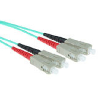 ACT ACT 3 meter LSZH Multimode 50/125 OM3 glasvezel patchkabel duplex met SC connectoren