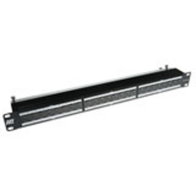 ACT Patchpanel CAT6A shielded 24 poorten met cover
