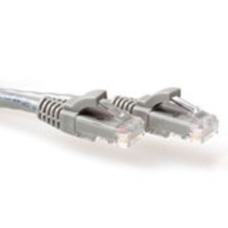 ACT ACT Grijze 25 meter U/UTP CAT6 patchkabel snagless met RJ45 connectoren