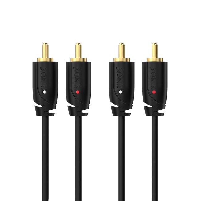 Sinox PRO Tulp stereo kabel | 5 meter