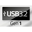 Sinox PRO USB-C naar HDMI 4K 30Hz, USB-A, USB-C PD 60W en RJ45 adapter | 0,15 meter