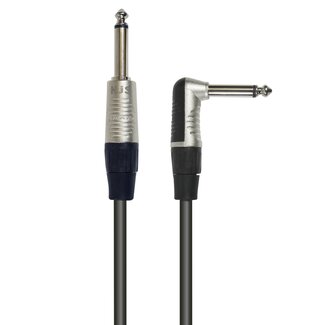 NJS/Rean NJS/Rean Professional 6,35mm Jack mono kabel | haaks - 3 meter