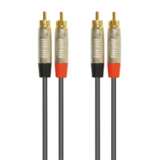 NJS/Rean NJS/Rean Professional Tulp stereo kabel | 3 meter