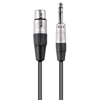 NJS/Rean NJS/Rean Professional XLR (v) - 6,35mm Jack stereo (m) kabel | 1 meter