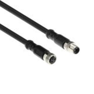 ACT ACT Industrial 1,50 meter Sensor kabel, M8A 3-polig male naar M8A 3-polig female, TPE Ultraflex Xtreme kabel, afgeschermd