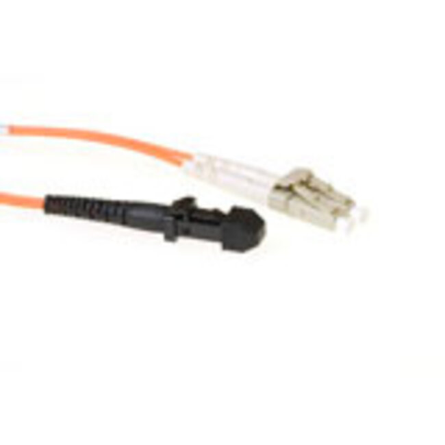 ACT 5 meter LSZH Multimode 62.5/125 OM1 glasvezel patchkabel duplex met MTRJ en LC connectoren