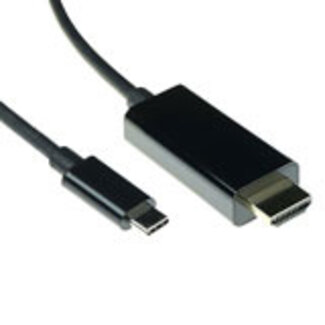 ACT ACT USB Type C naar HDMI male conversie kabel 4K/60Hz, 2 meter