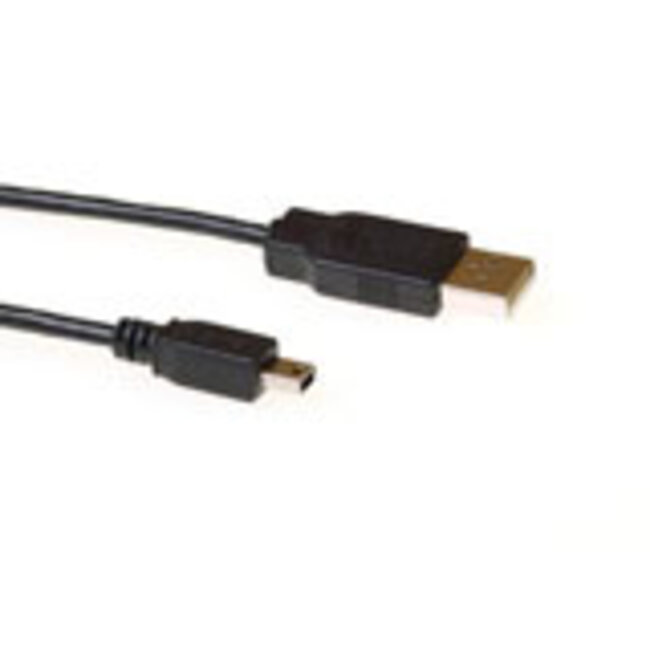 ACT USB 2.0 A male - USB mini B5 male  3,00 m
