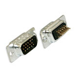 Intronics High Density D-sub soldeer connector, male - [SHD44M]