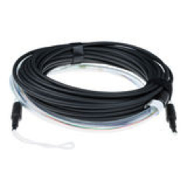 ACT 20 meter Multimode 50/125 OM3 indoor/outdoor kabel 4 voudig met LC connectoren