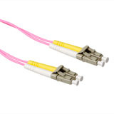 ACT Glasvezel Patchkabel Duplex - LC/LC 50/125µm OM4