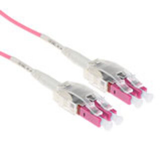 ACT ACT 1 meter Multimode 50/125 OM4 Polarity Twist patchkabel met LC connectoren