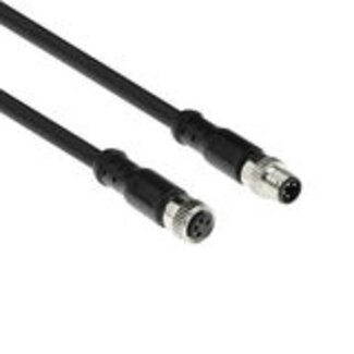 ACT ACT Industrial 1,50 meter Sensor kabel M8A 4-polig male naar M8A 4-polig female, Ultraflex Xtreme TPE kabel, afgeschermd