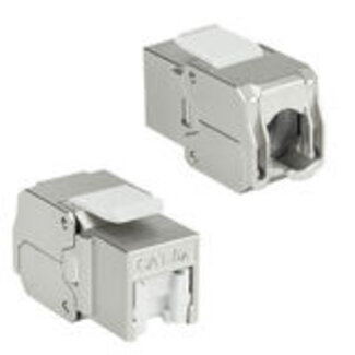 ACT ACT Keystone Jack RJ45 CAT6A Shielded toolless met shutter