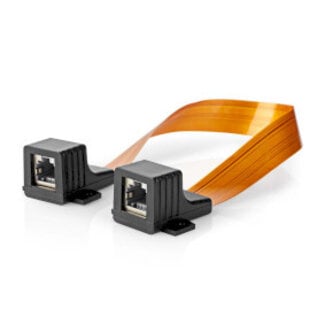 Nedis Nedis CAT5e Cable | UTP | RJ45 (8P8C) Female | RJ45 (8P8C) Female | 0.30 m | Flat | PVC | Orange | Box