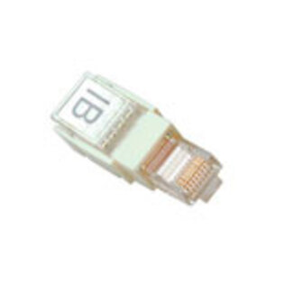 ACT ACT RJ45 (8P/8C) toolless modulaire connector voor ronde kabel